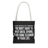 SPRING CLEANING TOTE BAG