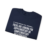 FIGURE OUT UNISEX SWEATSHIRT