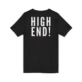 HIGH END WHITE UNISEX V-NECK T-SHIRTS