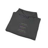 BLACK QUEER RAINBOW UNISEX HOODIE