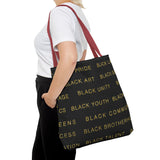 BLACK MAGIC - GOLD LETTERS TOTE BAG