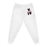 V EAUX IV - BLACK W/ PINK EAUX ATHLETIC JOGGERS