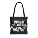 EXPLANATION TOTE BAG