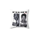 FIGHT - WHITE THROW PILLOW