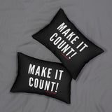 MAKE IT COUNT LUMBAR PILLOW