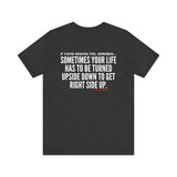 UPSIDE DOWN UNISEX SHORT SLEEVE T SHIRTS