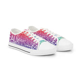 Colorful Graphic Low Top Sneakers for Trendy Men