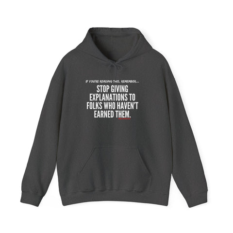 EXPLANATION UNISEX HOODIE
