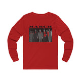 MARCH - BLACK UNISEX LONG SLEEVE T-SHIRT