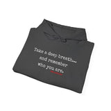 TAKE A DEEP BREATH (CLEAN) UNISEX HOODIE