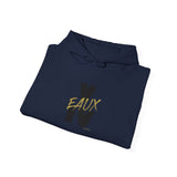 V EAUX IV- BLACK W/ GOLD EAUX UNISEX HOODIE