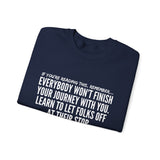 LET FOLKS OFF UNISEX SWEATSHIRT