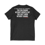 GROWTH AND CHANGE UNISEX V-NECK T-SHIRTS