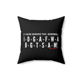 IDGAF THROW PILLOW