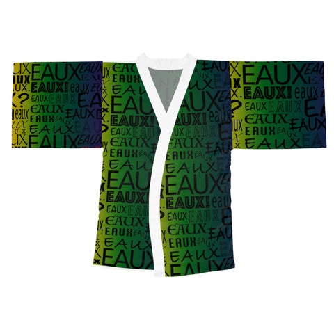 EAUX - BLACK ON MARDI GRAS KIMONO