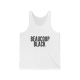 BEAUCOUP BLACK - BLACK UNISEX TANK TOP