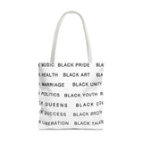 BLACK MAGIC - BLACK LETTERS TOTE BAG