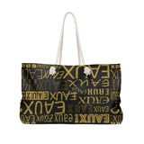 EAUX - GOLD WEEKENDER BAG