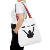 LOOK AT GAWD WHITE TOTE BAG