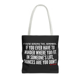WHERE YOU FIT TOTE BAG