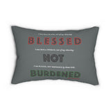 BLACK WOMAN RBG LUMBAR PILLOW