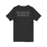 TAKE A DEEP BREATH UNISEX V-NECK T-SHIRT