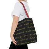 BLACK MAGIC - BLACK GOLD TOTE BAG