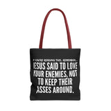 JESUS SAID TOTE BAG