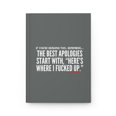 BEST APOLOGIES JOURNAL