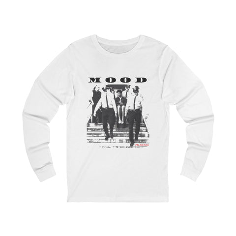 MOOD - WHITE UNISEX LONG SLEEVE T-SHIRT