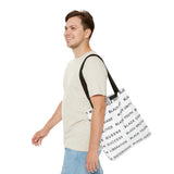 BLACK MAGIC - BLACK LETTERS TOTE BAG