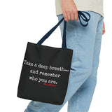 TAKE A DEEP BREATH (CLEAN) TOTE BAG