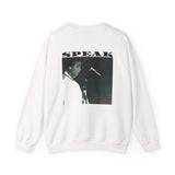 SPEAK - BLACK UNISEX SWEAT SHIRT