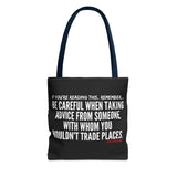 TRADING PLACES TOTE BAG