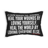 HEAL YOUR WOUNDS LUMBAR PILLOW