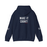 MAKE IT COUNT UNISEX HOODIE