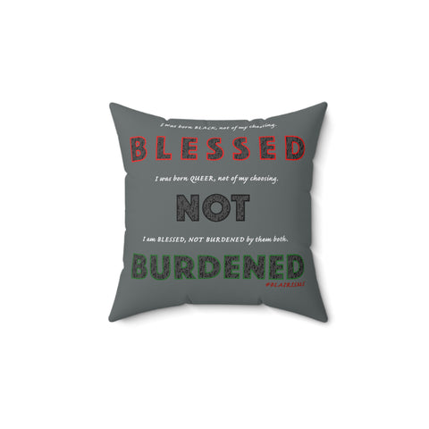BLACK QUEER RBG THROW PILLOW