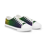 EAUX - BLACK ON MARDI GRAS  LOW-TOP SNEAKERS WHITE-SOLE