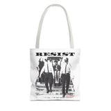 RESIST-BLACK TOTE BAG