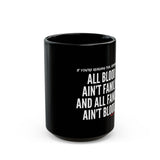 ALL BLOOD CERAMIC MUG BLACK 110Z 150Z