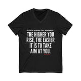 TAKE AIM UNISEX V-NECK T-SHIRT