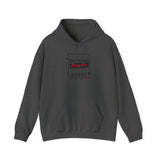 REACH FOR SOMETHING - BLACK RED UNISEX HOODIE