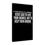 JESUS SAID (CLEAN) CANVAS ART