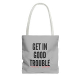 GET IN GOOD TROUBLE - BLACK TOTE BAG