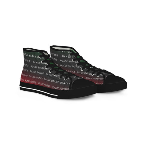 BLACK MAGIC - RBG HI-TOP SNEAKERS WHITE-SOLE