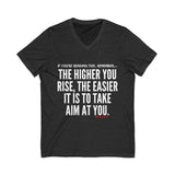 TAKE AIM UNISEX V-NECK T-SHIRT