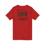 REACH FOR SOMETHING BLACK GOLD V-NECK T-SHIRTS