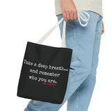 TAKE A DEEP BREATH (CLEAN) TOTE BAG