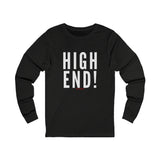 HIGH END WHITE UNISEX LONGSLEEVE T-SHIRTS