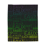 EAUX- MARDI GRAS PLUSH BLANKET